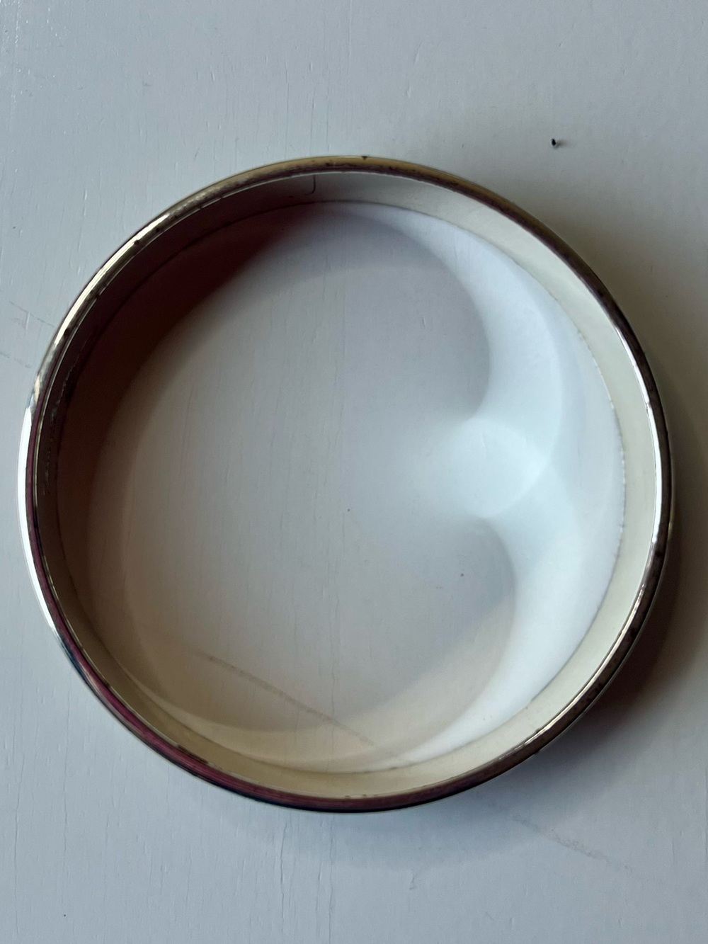Vera Bradley Floral Enamel Bangle Bracelet Silver Tone- EUC - Picture 3 of 8